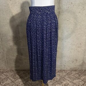 Prophecy Late 80s-Early 90s High-Waist Paisley Skirt | Cottagecore | Made in USA